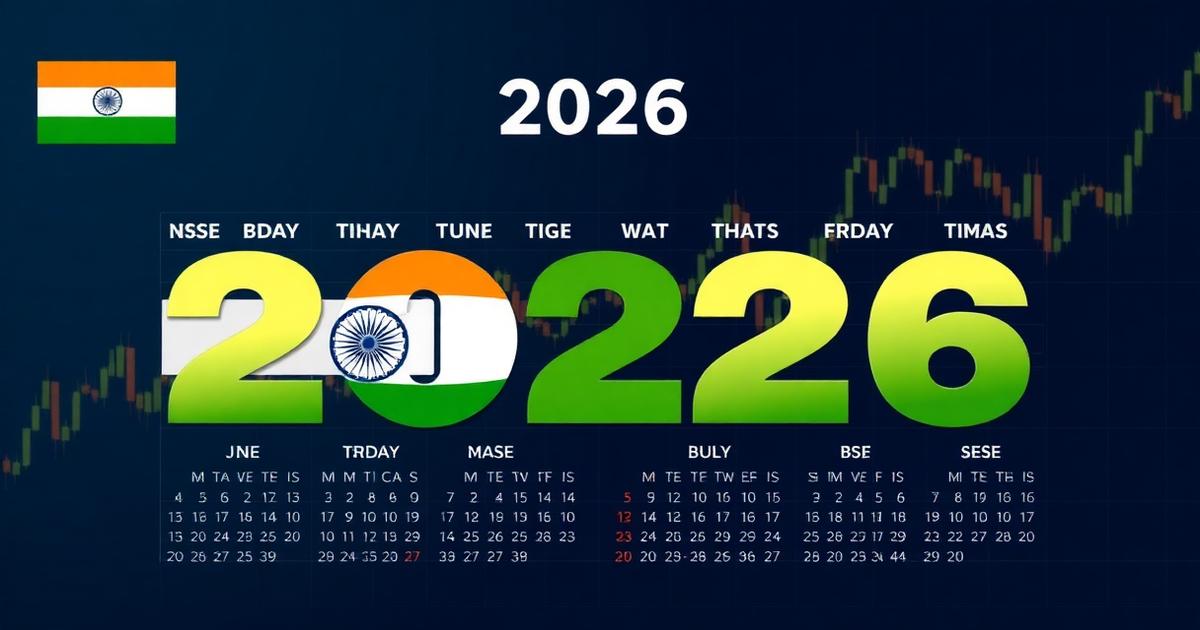 Stock Market Holidays 2026 — Complete NSE & BSE Calendar